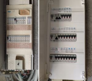 rénovation d'un tableau électrique par un électricien sur Orvault